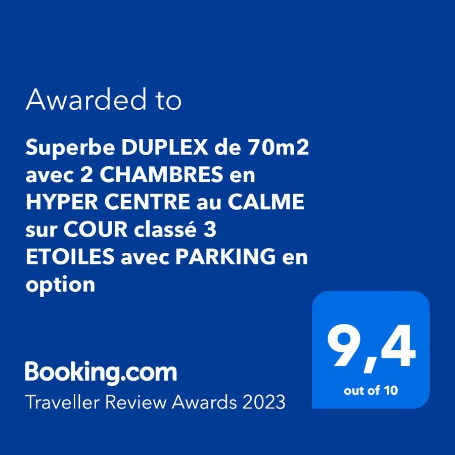 Superbe Duplex De 70M2 Avec 2 Chambres En Hyper Centre Au Calme Sur Cour Classe 3 Etoiles Avec Parking En Option La Rochelle  Eksteriør billede